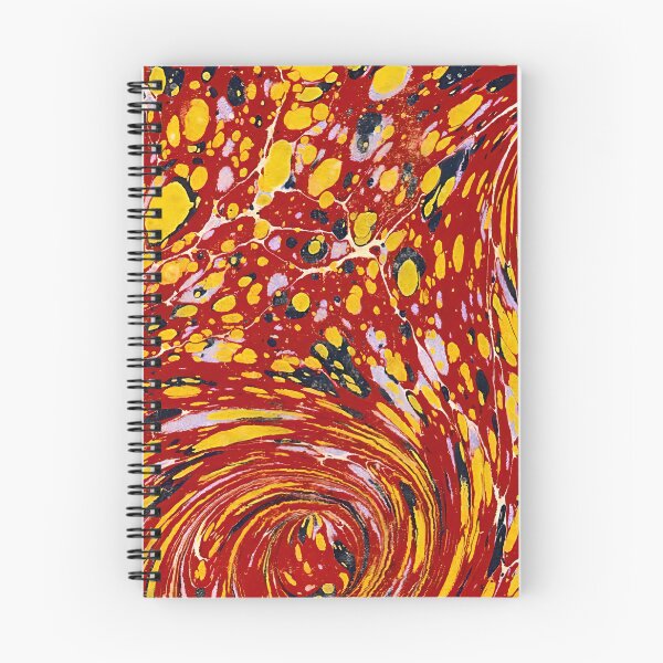 Item preview, Vintage Marbled Decorative Paper: Traditional Bookbinding Endpaper Design designed and sold by PinUpPizzazz.