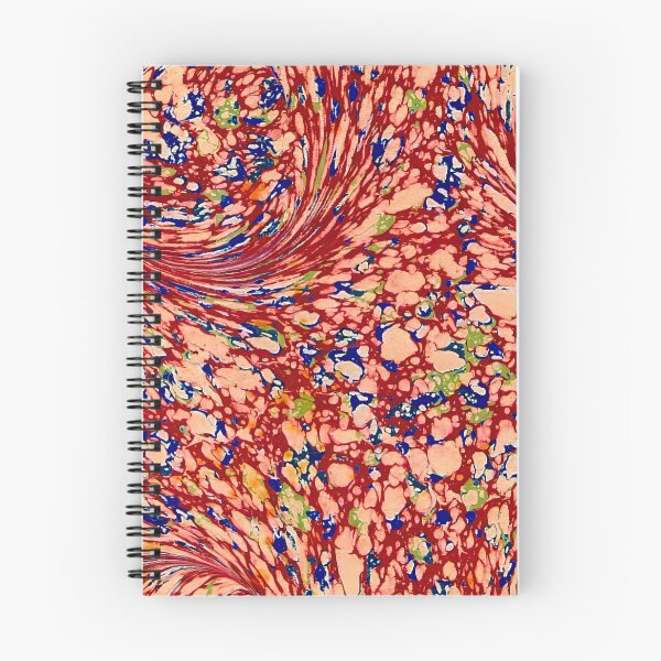Item preview, Vintage Marbled Decorative Paper: Traditional Bookbinding Endpaper Design designed and sold by PinUpPizzazz.