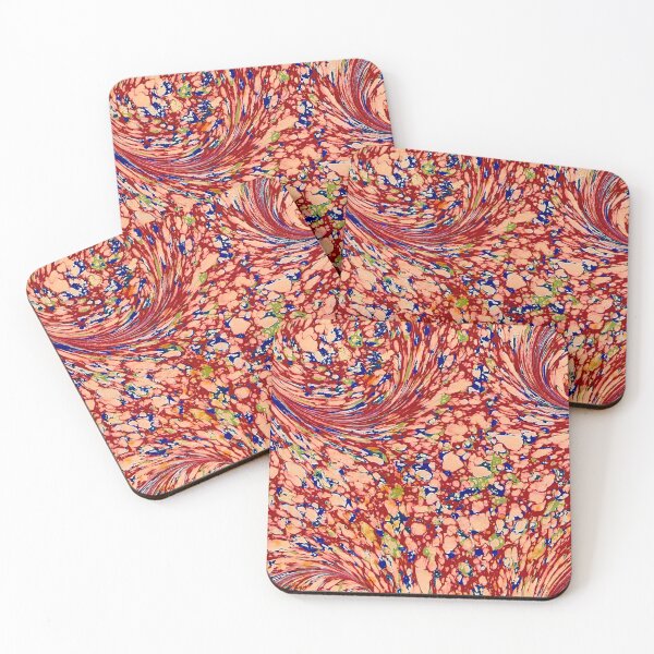 Item preview, Vintage Marbled Decorative Paper: Traditional Bookbinding Endpaper Design designed and sold by PinUpPizzazz.