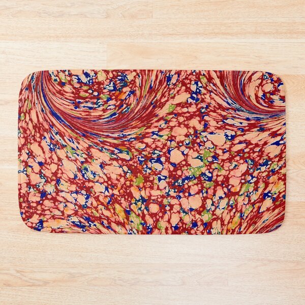 Item preview, Vintage Marbled Decorative Paper: Traditional Bookbinding Endpaper Design designed and sold by PinUpPizzazz.