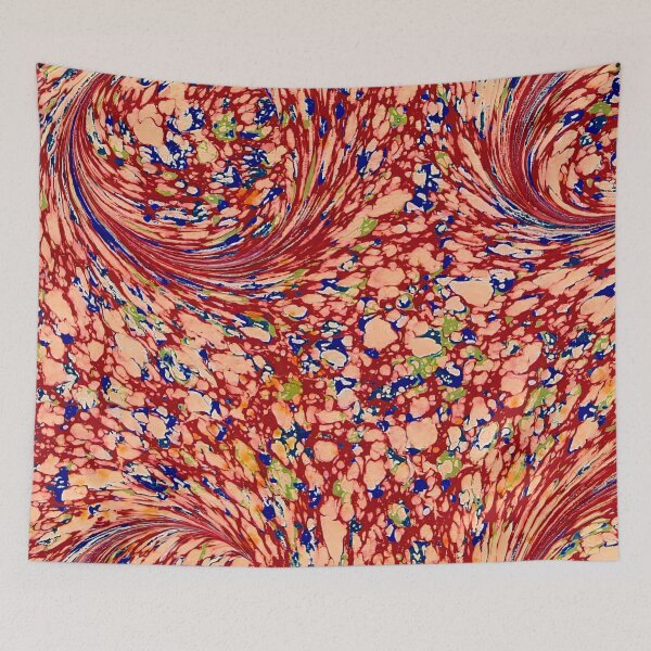 Item preview, Vintage Marbled Decorative Paper: Traditional Bookbinding Endpaper Design designed and sold by PinUpPizzazz.
