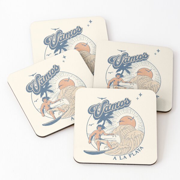 Item preview, Vamos A La Playa Ocean Surf designed and sold by dudelinart.