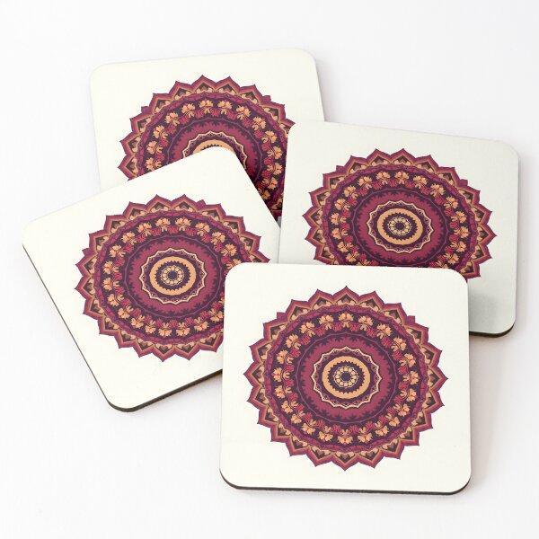 Item preview, Regal Mandala in Warm Tones designed and sold by FestivityFinds.