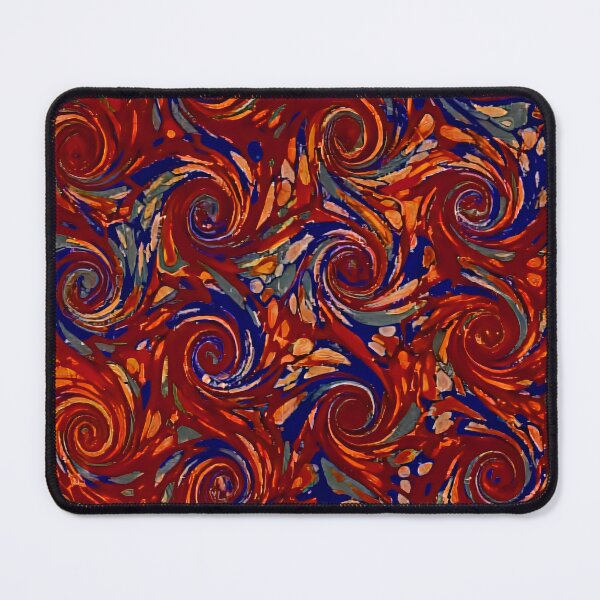 Item preview, Vintage Marbled Decorative Paper: Traditional Bookbinding Endpaper Design designed and sold by PinUpPizzazz.