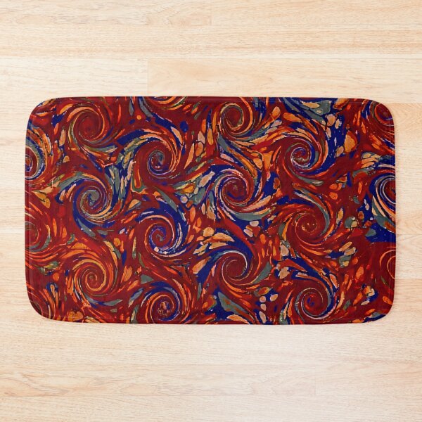 Item preview, Vintage Marbled Decorative Paper: Traditional Bookbinding Endpaper Design designed and sold by PinUpPizzazz.
