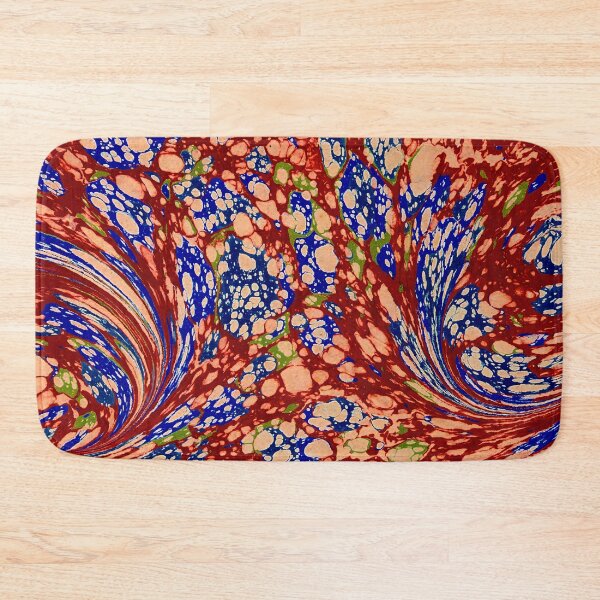 Item preview, Vintage Marbled Decorative Paper: Traditional Bookbinding Endpaper Design designed and sold by PinUpPizzazz.
