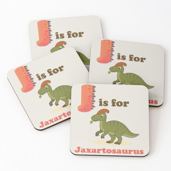 Item preview, J is for Jaxartosaurus | Cute Dinosaur Alphabet Poster designed and sold by FilizDesigner.