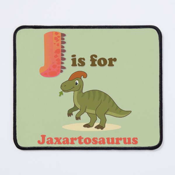 Item preview, J is for Jaxartosaurus | Cute Dinosaur Alphabet Poster designed and sold by FilizDesigner.