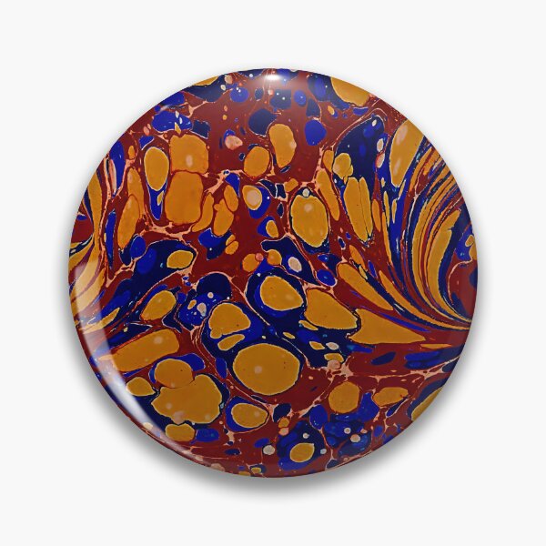 Item preview, Vintage Marbled Decorative Paper: Traditional Bookbinding Endpaper Design designed and sold by PinUpPizzazz.