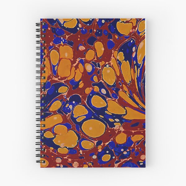 Item preview, Vintage Marbled Decorative Paper: Traditional Bookbinding Endpaper Design designed and sold by PinUpPizzazz.