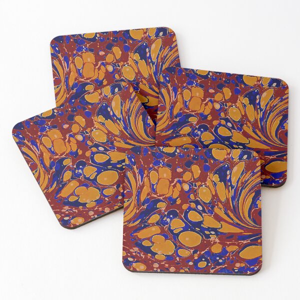 Item preview, Vintage Marbled Decorative Paper: Traditional Bookbinding Endpaper Design designed and sold by PinUpPizzazz.