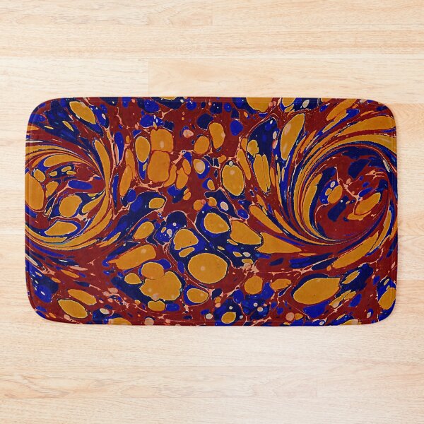Item preview, Vintage Marbled Decorative Paper: Traditional Bookbinding Endpaper Design designed and sold by PinUpPizzazz.