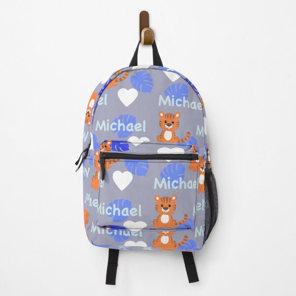 Item preview, Michael name with tigers designed and sold by QuirkyCatz.