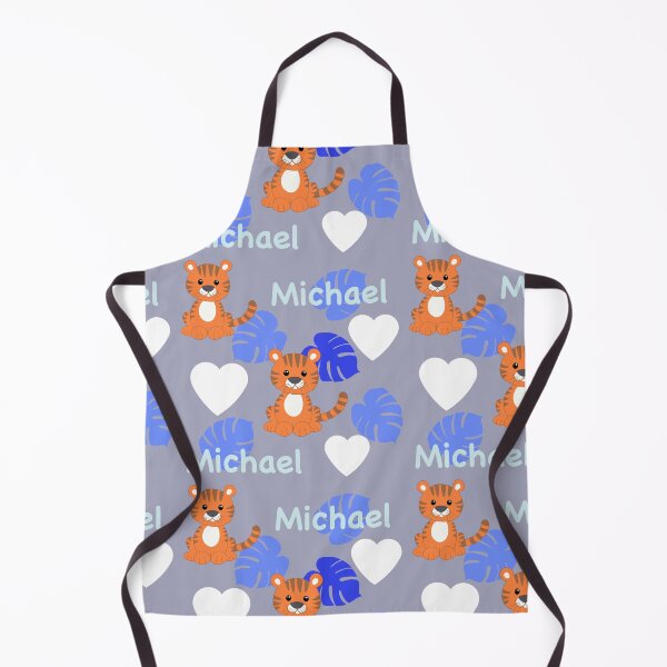 Item preview, Michael name with tigers designed and sold by QuirkyCatz.