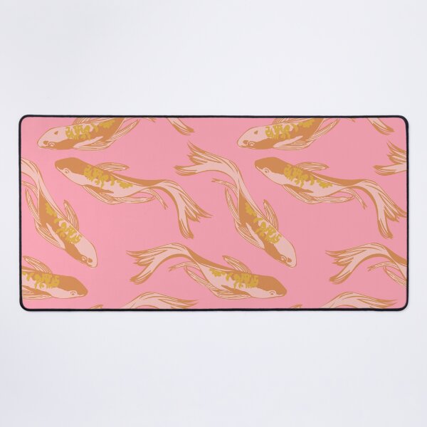 Item preview, Pink gold fish pattern designed and sold by SaryandSaff.