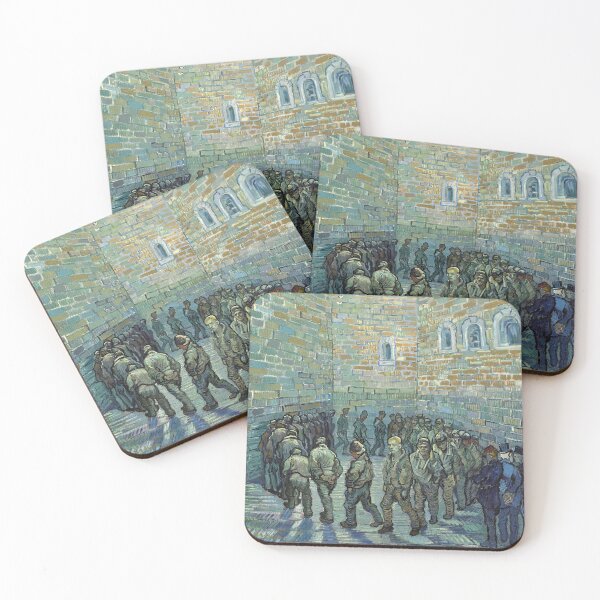 Item preview, Vincent van Gogh Prisoners Exercising Post-Impressionist Painting designed and sold by Under-TheTable.
