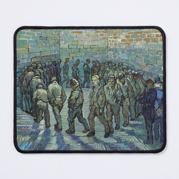 Item preview, Vincent van Gogh Prisoners Exercising Post-Impressionist Painting designed and sold by Under-TheTable.