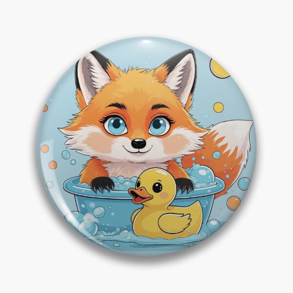 Item preview, Fox Taking a Bubble Bath designed and sold by 0606PM.