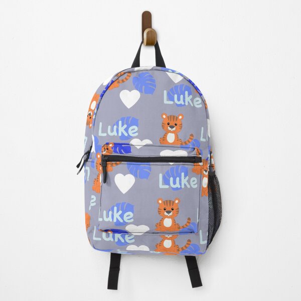 Item preview, Luke name with tigers designed and sold by QuirkyCatz.