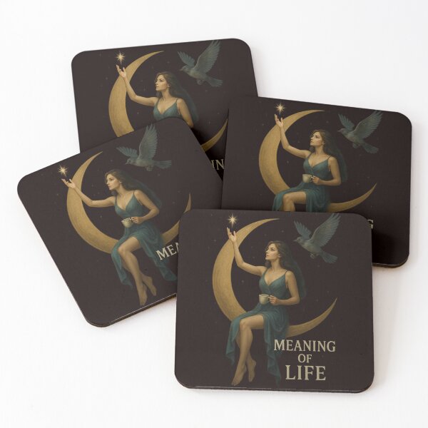 Item preview, Celestial Reverie: Woman on Crescent Moon designed and sold by Tadeusz1.