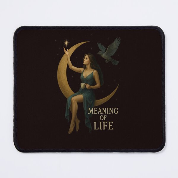 Item preview, Celestial Reverie: Woman on Crescent Moon designed and sold by Tadeusz1.
