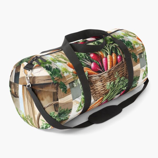 Item preview, Morning Harvest – Rustic Carrots & Radishes Cottagecore Art designed and sold by Deezyned.