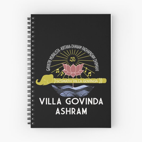 Artikelvorschau, Offizielle SCSMath – Villa Govinda Ashram T-Shirt-Farbe (weiße Grafik) entworfen und verkauft von Ashram Chronicles Prod..