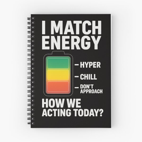 Item preview, I Match Energy – Funny Mood Battery Meter Design designed and sold by FrameFlow.