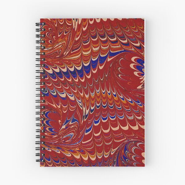Item preview, Vintage Marbled Decorative Paper: Traditional Bookbinding Endpaper Design designed and sold by PinUpPizzazz.