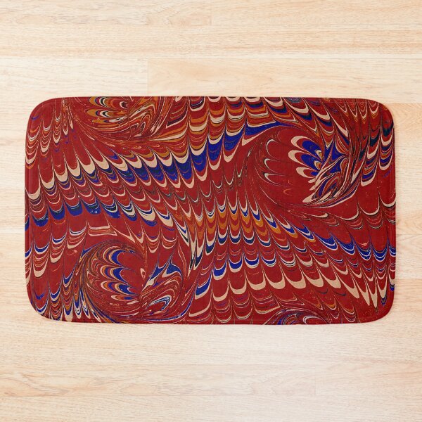 Item preview, Vintage Marbled Decorative Paper: Traditional Bookbinding Endpaper Design designed and sold by PinUpPizzazz.