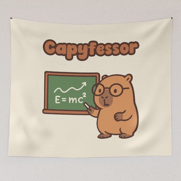 Item preview, Capyfessor designed and sold by RatArt Designs.