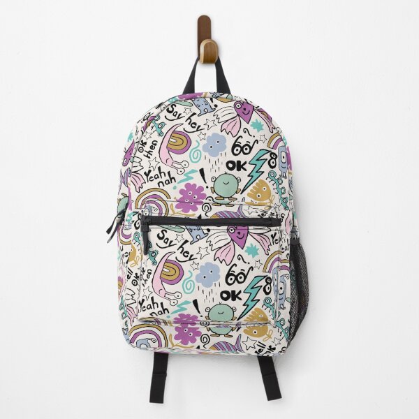 Item preview, Doodle graffiti fun cute hand drawn pattern designed and sold by SaryandSaff.