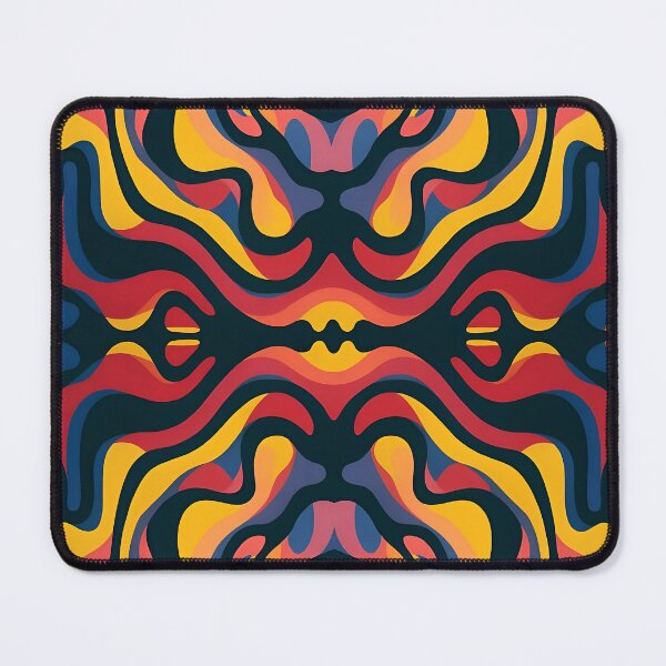 Item preview, Trippy Colorful Blobs - Digital Symmetrical Abstract Expressionism Painting designed and sold by Lucidesigns.