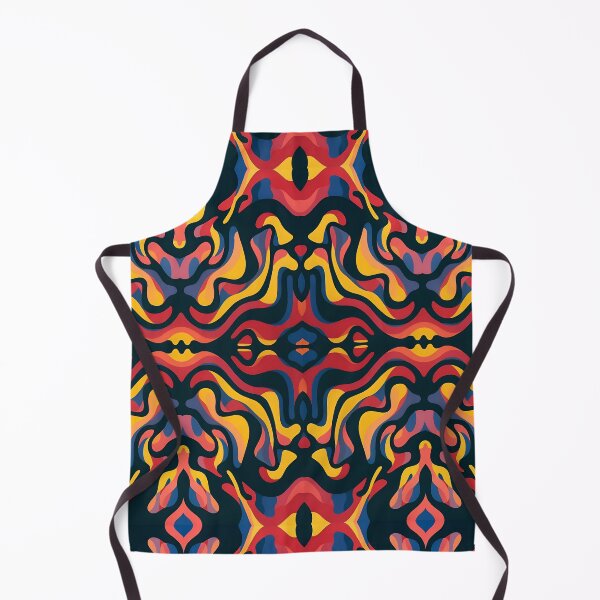 Item preview, Trippy Colorful Blobs - Digital Symmetrical Abstract Expressionism Painting designed and sold by Lucidesigns.