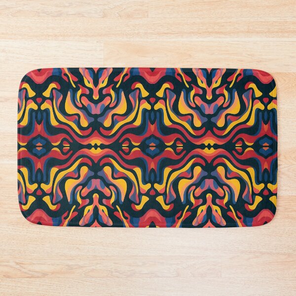 Item preview, Trippy Colorful Blobs - Digital Symmetrical Abstract Expressionism Painting designed and sold by Lucidesigns.