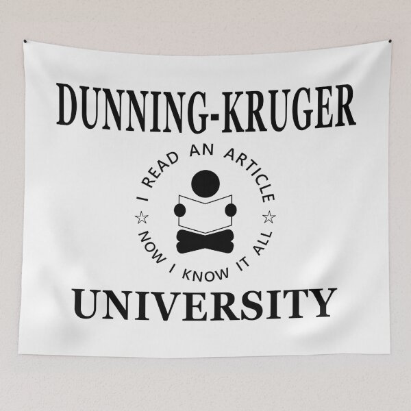 Item preview,  Dunning-Kruger University designed and sold by jdtees.