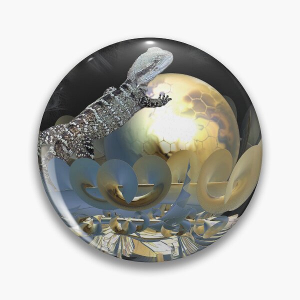 Item preview, Pearl Egg Lizard designed and sold by Yolanda Caporn Art.