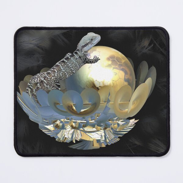 Item preview, Pearl Egg Lizard designed and sold by Yolanda Caporn Art.