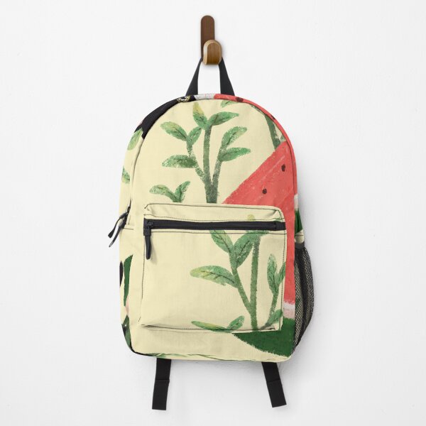 Item preview, Cute Cat Trying to Eat Watermelon Illustration designed and sold by byeoliart.