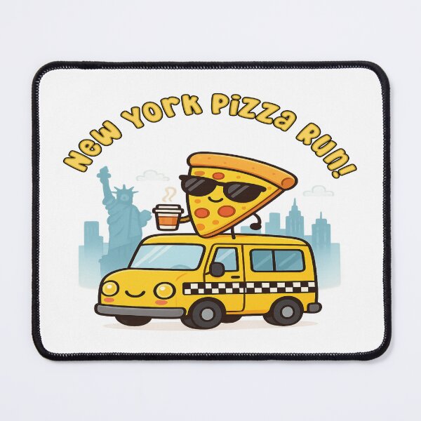 Item preview, Kawaii New York Pizza Food Truck designed and sold by Globalcitytees.
