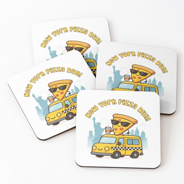 Item preview, Kawaii New York Pizza Food Truck designed and sold by Globalcitytees.