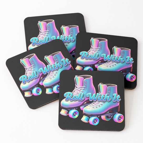 Item preview, Roll With It – Y2K Roller Disco Vibes designed and sold by Zenthosprint.