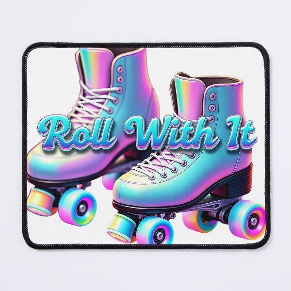Item preview, Roll With It – Y2K Roller Disco Vibes designed and sold by Zenthosprint.