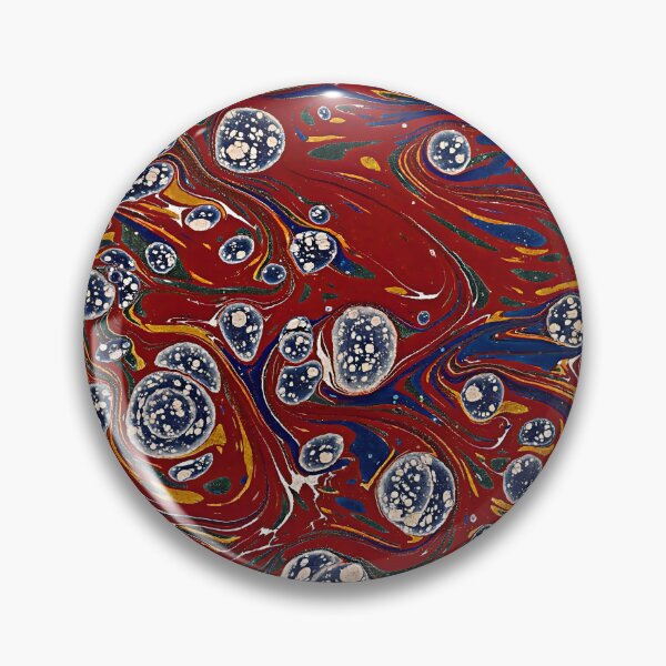 Item preview, Vintage Marbled Decorative Paper: Traditional Bookbinding Endpaper Design designed and sold by PinUpPizzazz.