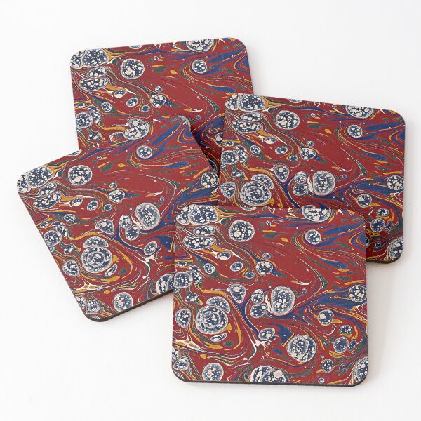 Item preview, Vintage Marbled Decorative Paper: Traditional Bookbinding Endpaper Design designed and sold by PinUpPizzazz.