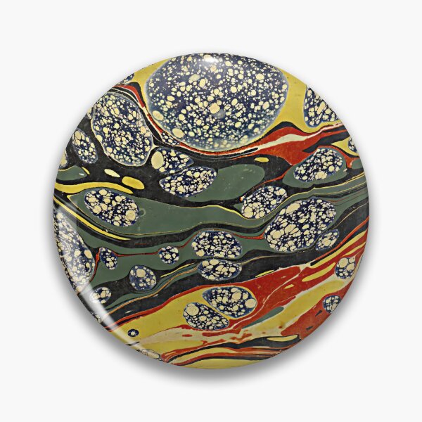 Item preview, Vintage Marbled Decorative Paper: Traditional Bookbinding Endpaper Design designed and sold by PinUpPizzazz.