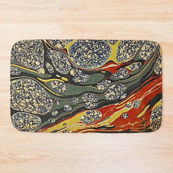 Item preview, Vintage Marbled Decorative Paper: Traditional Bookbinding Endpaper Design designed and sold by PinUpPizzazz.