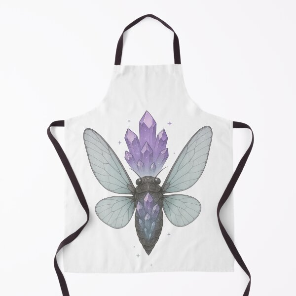 Item preview, Amethyst Crystal Cicada – Mystical Insect with Gemstone Wings designed and sold by Zee's Whimsical Wonders.