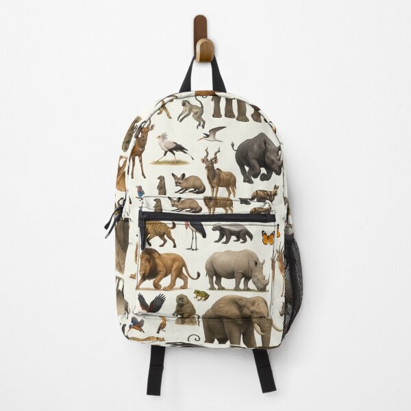 Item preview, Animals of the African Savanna Illustration Chart Wildlife Art designed and sold by kakarikihill.