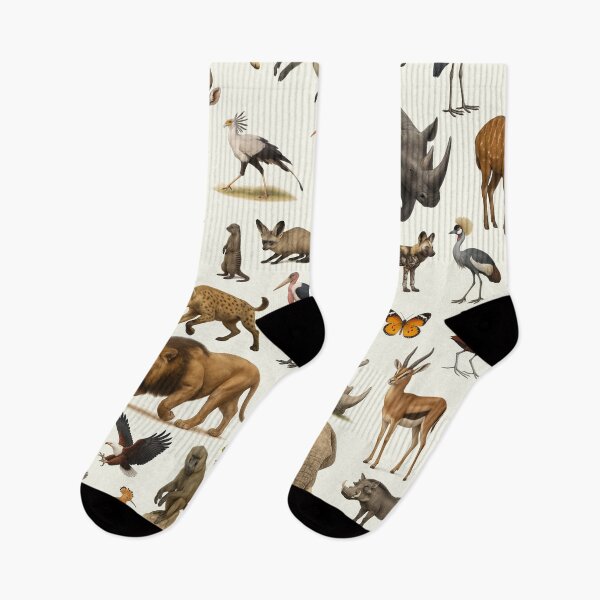 Item preview, Animals of the African Savanna Illustration Chart Wildlife Art designed and sold by kakarikihill.